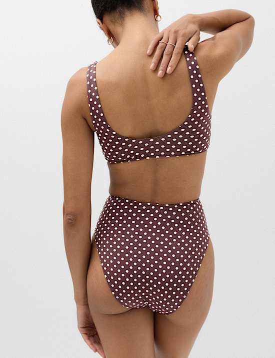 Scoop Neck Bikini Top & Bottom Set