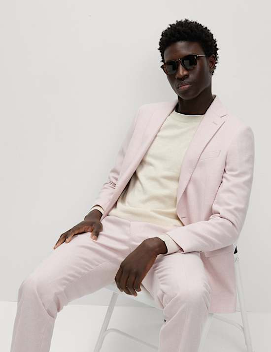 Tailored Fit Wool Rich Tweed Suit