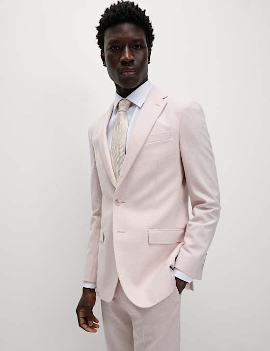 Tailored Fit Wool Rich Tweed Suit