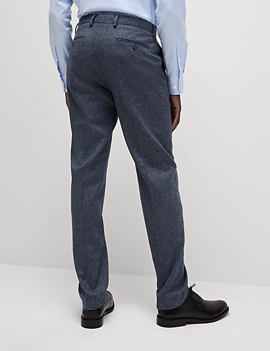 Tailored Fit Wool Rich Double Breasted Suit