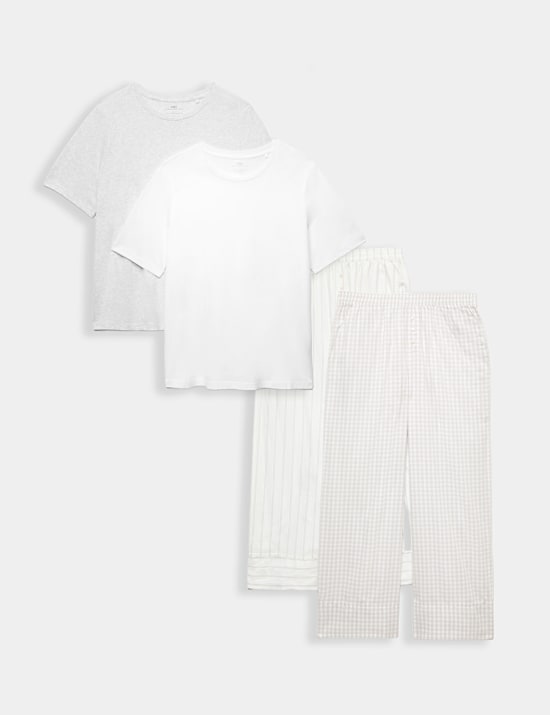 Cotton Modal Pyjama Top & Bottom Set