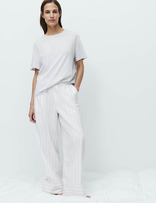 Cotton Modal Pyjama Top & Bottom Set