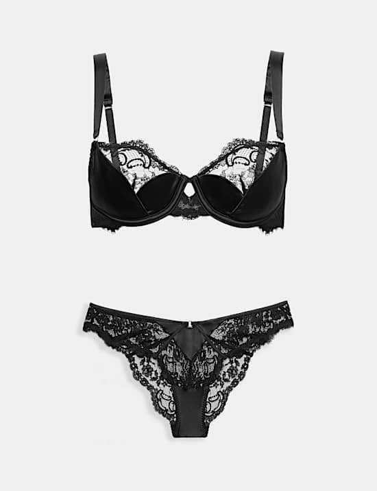 Stella Lace Wired Balcony Bra Set A-E