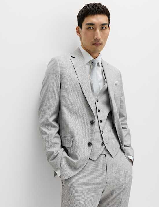 3 Piece Tailored Fit Stretch Suit