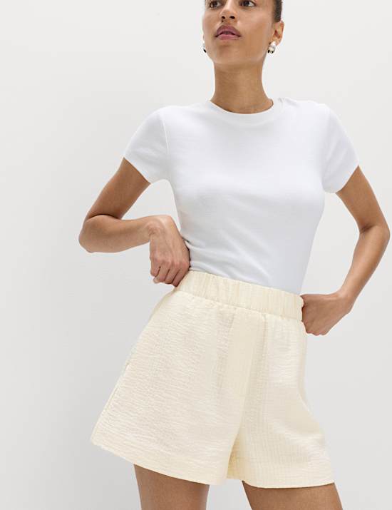 Textured Waistcoat & Short Set