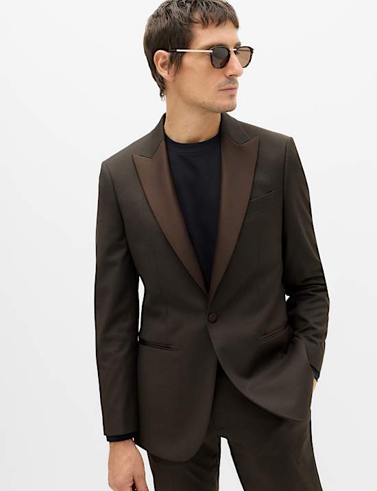 2 Piece Tailored Fit Stretch Tux Suit