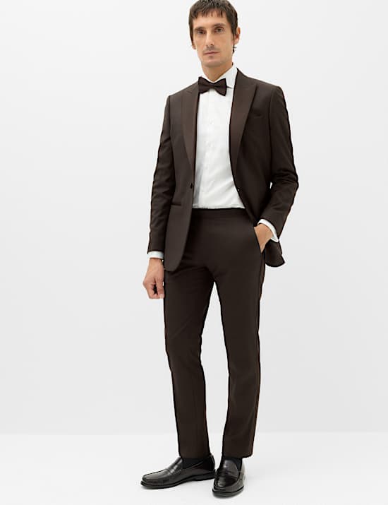 2 Piece Tailored Fit Stretch Tux Suit