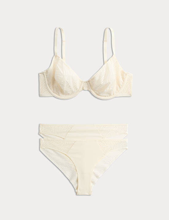 Soutien-gorge &agrave; armatures en dentelle &agrave; demi-bonnets A &agrave; E