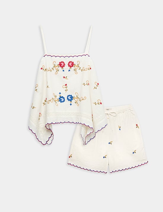 Set aus Tr&auml;geroberteil und Shorts