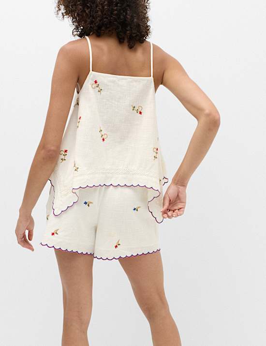 Set aus Tr&auml;geroberteil und Shorts