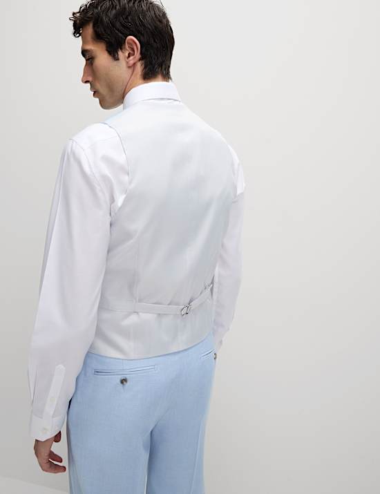 Schmal geschnittener Anzug mit Stretchanteil