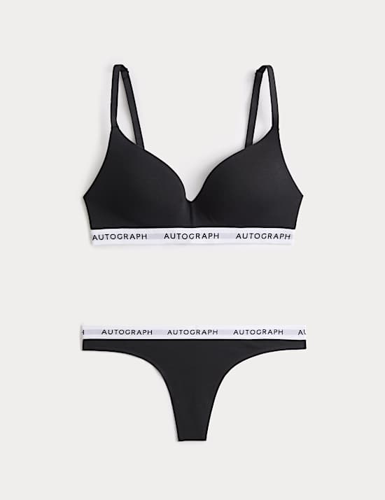 Lille Supima&trade; Cotton Non Wired Plunge Bra Set A-E