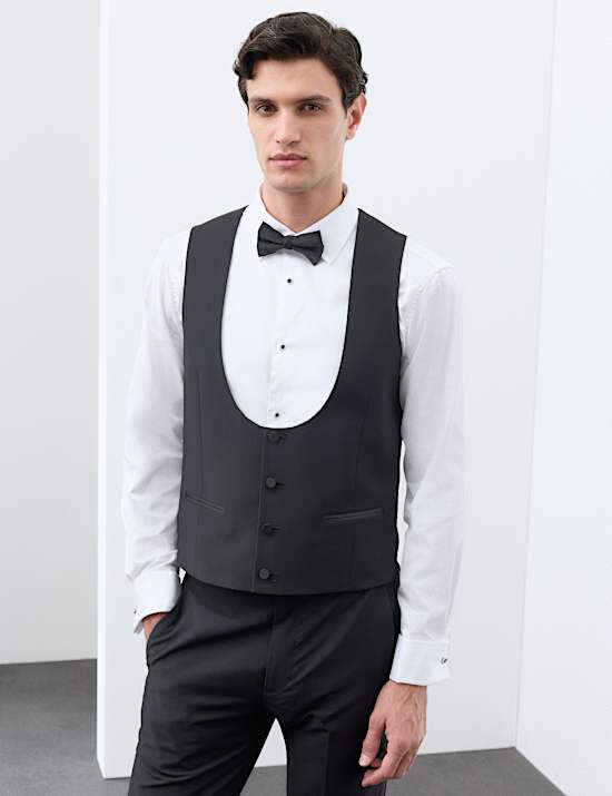 3 Piece Tailored Fit Performance Tuxedo Suit