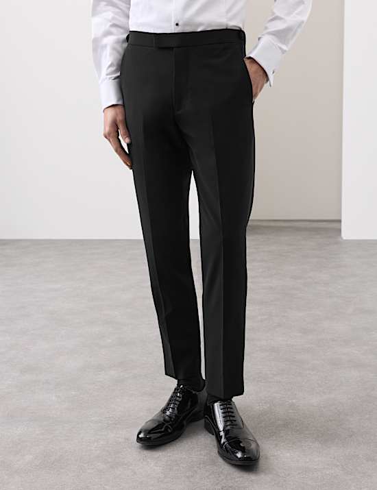 3 Piece Tailored Fit Performance Tuxedo Suit