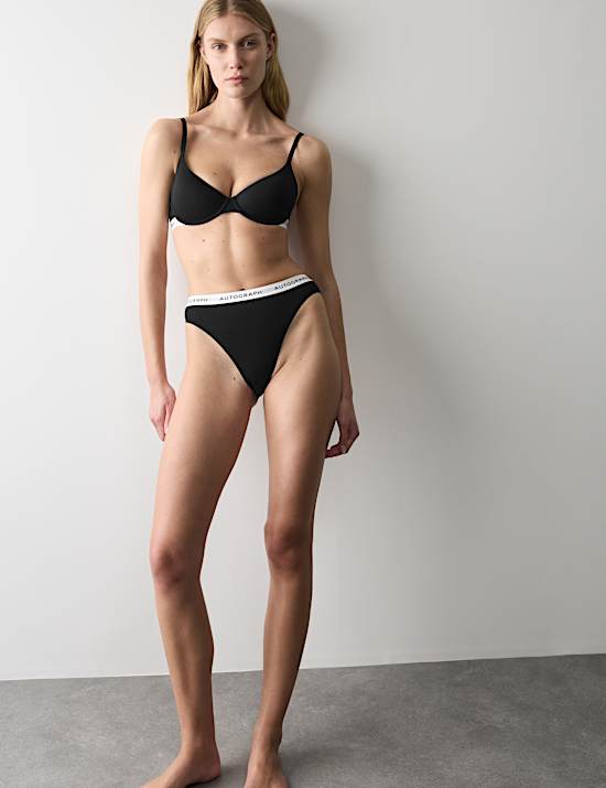 Lille Supima&trade; Cotton Wired Demi Cup Bra Set A-E