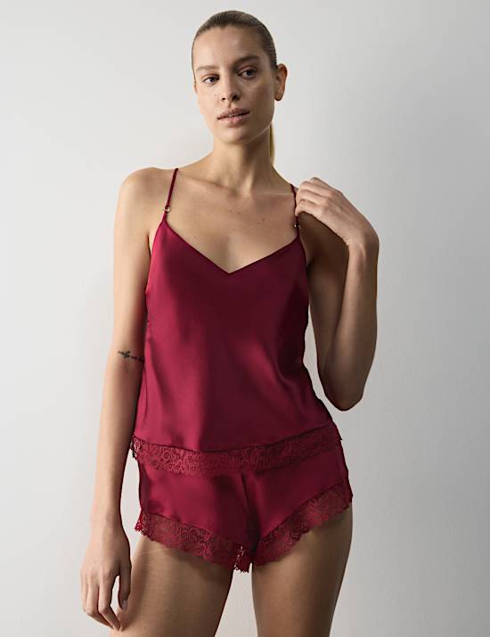 Silk & Lace Cami Set