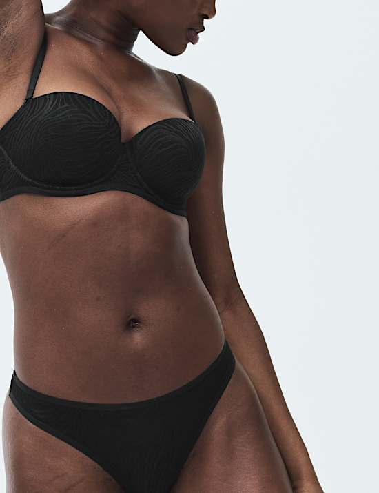 Body Lace Wired Strapless Bra Set A-E