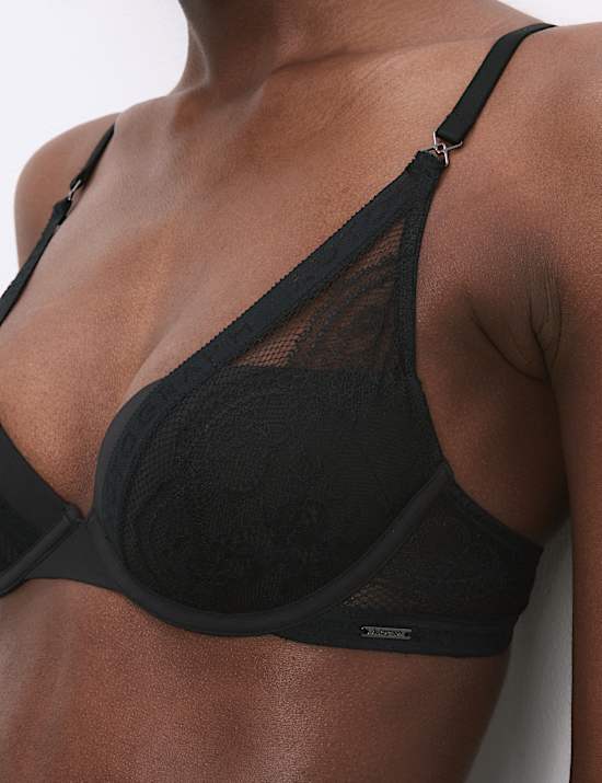 Murcia Lace Wired Plunge Bra Set A-E