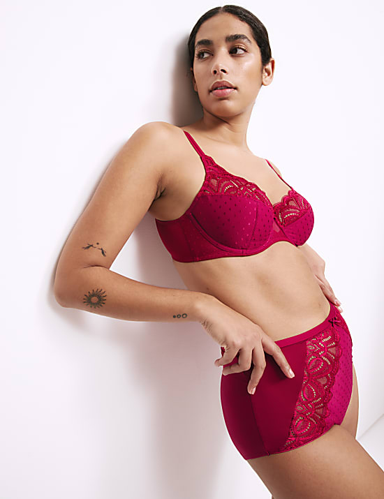 Amelia Vollschalen-BH mit Bügel und Spitze im Set (A–E)