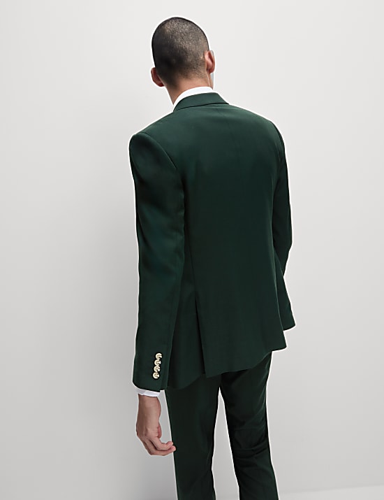 Slim Fit Double Breasted Suit