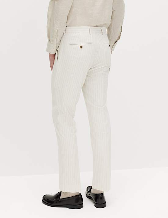 2 Piece Slim Fit Pinstripe Double Breasted Suit