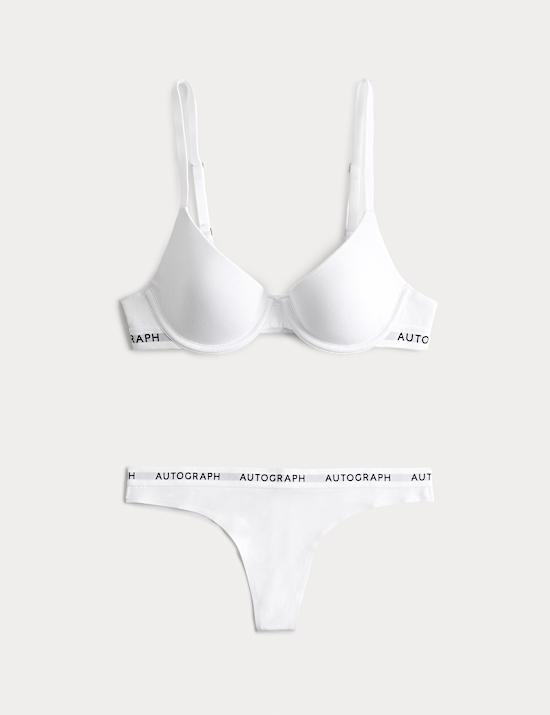 Lille Supima&trade; Cotton Wired Demi Cup Bra Set A-E