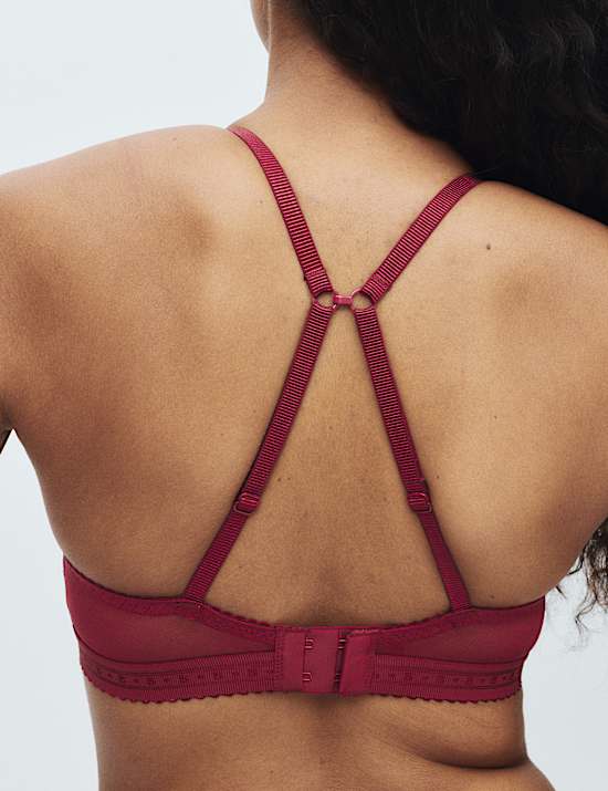 Cleo Lace Non Wired Plunge Bra Set A-E