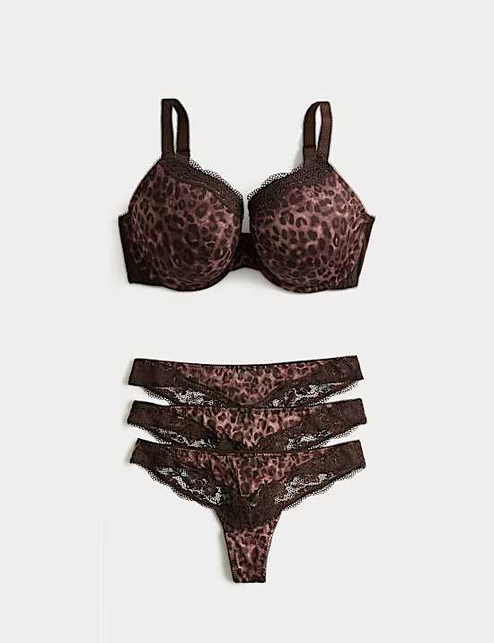 Plunge-bh-set met beugel en kant ‘Jasmine’, F+