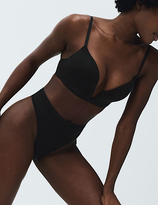 Body Invisibles Wired Push Up Plunge Bra Set A-E