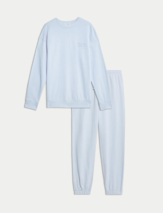 Ensemble sweat-shirt confortable &agrave; motif brod&eacute;, dot&eacute; de la technologie Cool Comfort&trade;