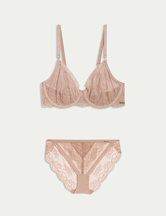 Murcia Lace Wired Full Cup Bra Set A-E