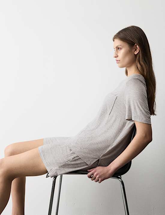 Pocket Detail Pyjama Set