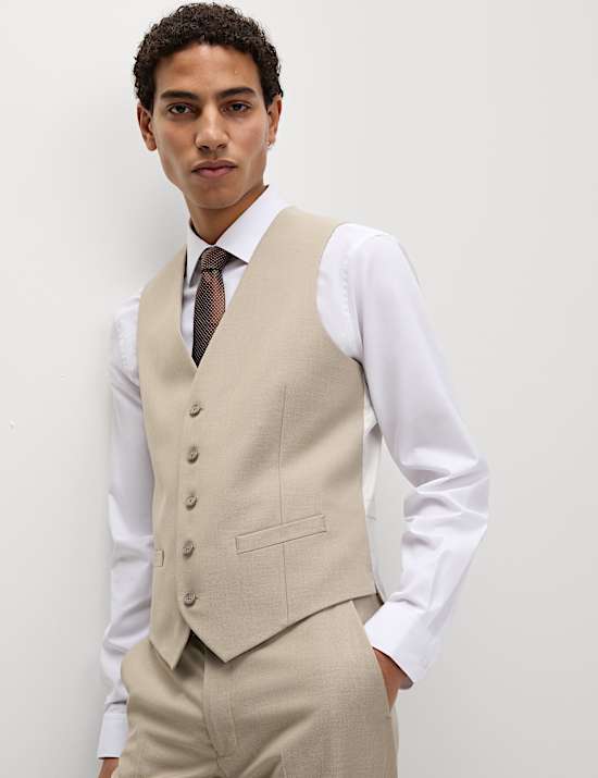 Normal geschnittener Anzug mit Stretchanteil