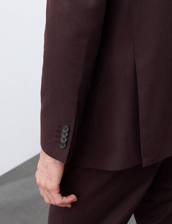 2 Piece Italian Wool Blend Performance Suit