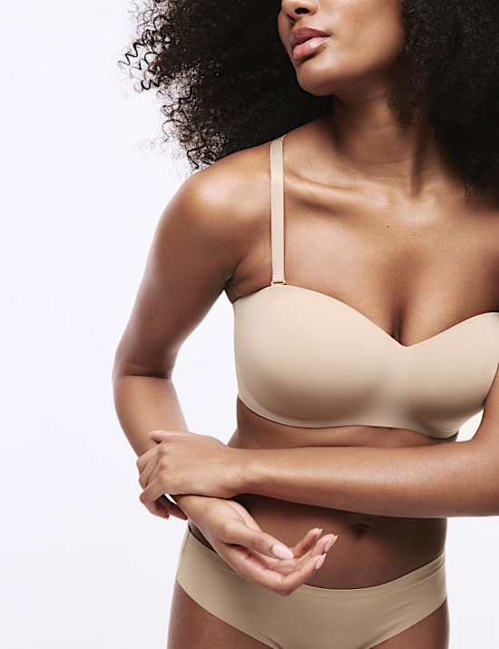 Non Wired Strapless Bra Set A-E