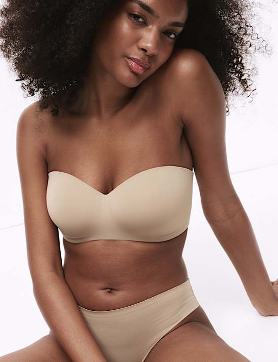 Non Wired Strapless Bra Set A-E