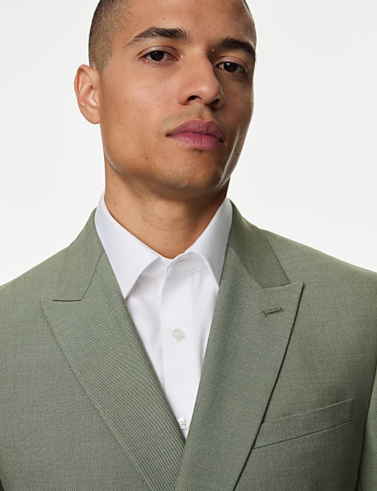 Slim Fit Double Breasted Suit