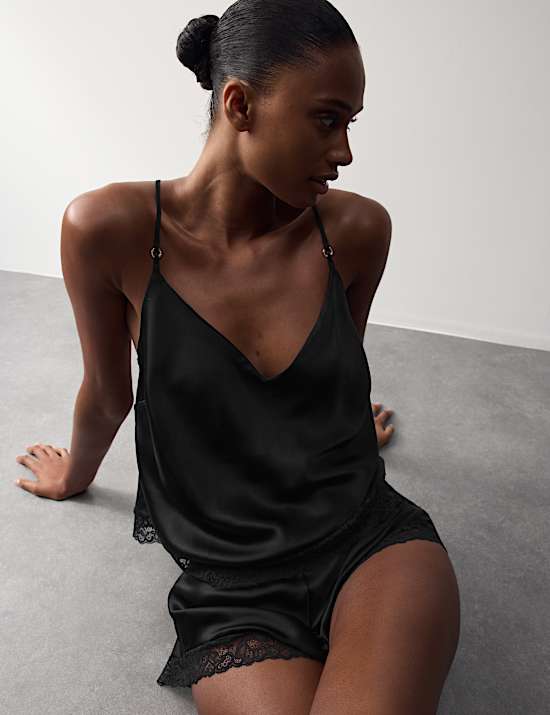Silk & Lace Cami Set