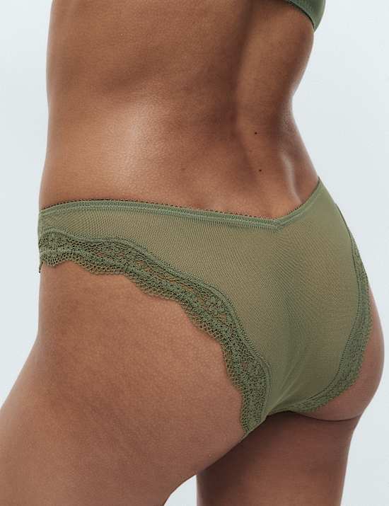 Jasmine Lace Wired Plunge Bra Set A-E