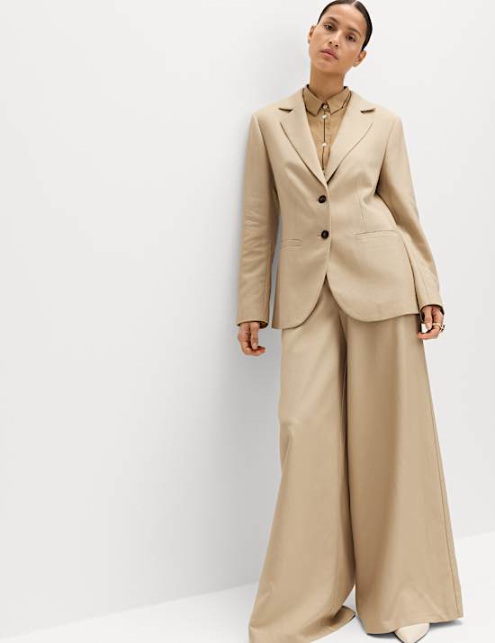 Rayon Blazer & Trouser Set