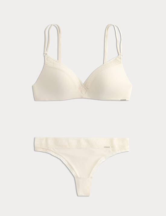 Boston Non Wired Plunge Bra Set A-E