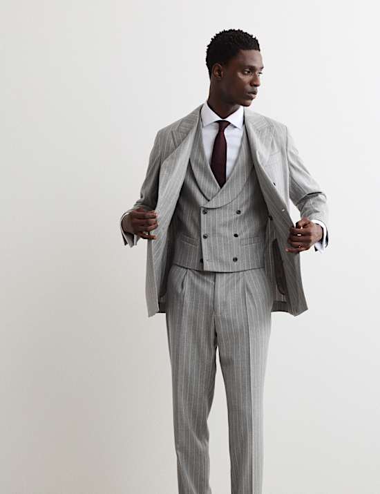 3 Piece Italian Wool with Cashmere Suit