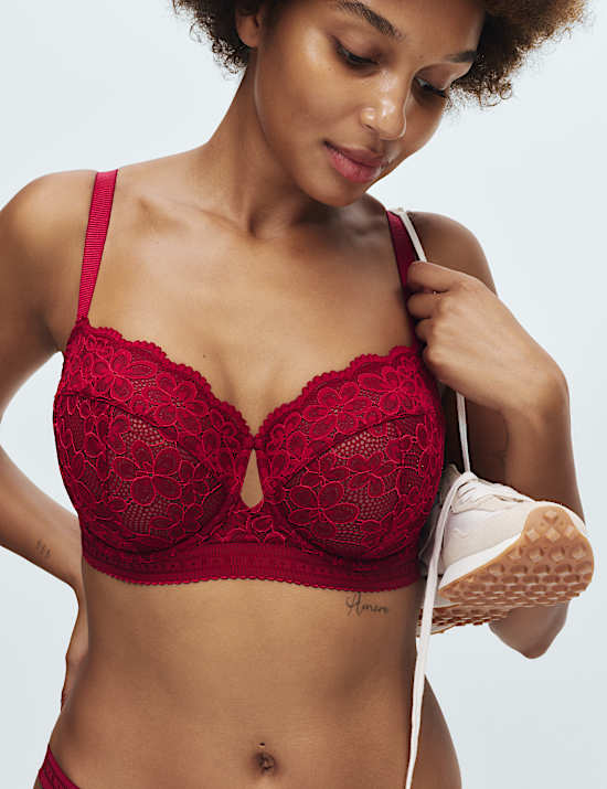 Balconette-Bügel-BH-Set mit Spitze „Cleo“ (F–H)