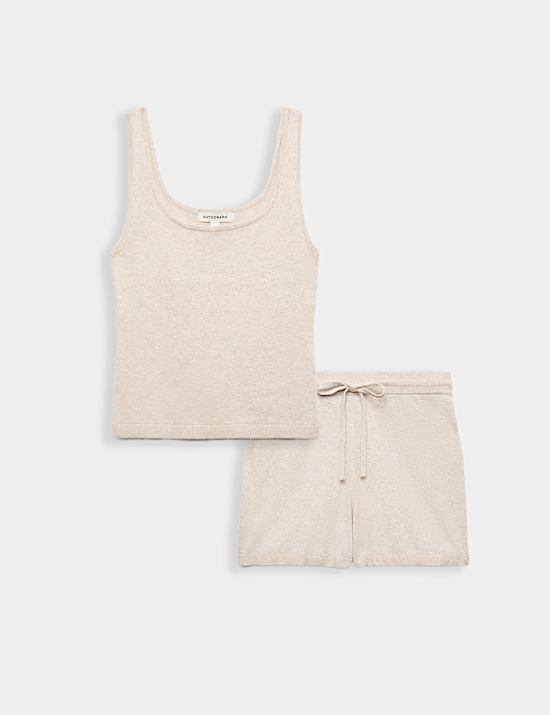 Lounge Knit Vest & Short Set