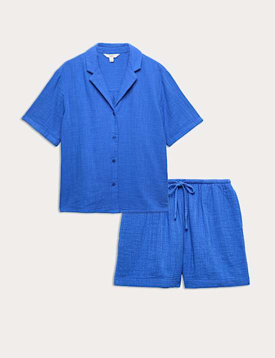 Double Cloth  Beach Shirt & Short Set
