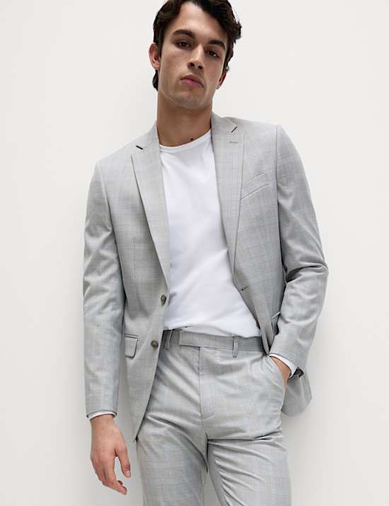 Tailored Fit Check Suit