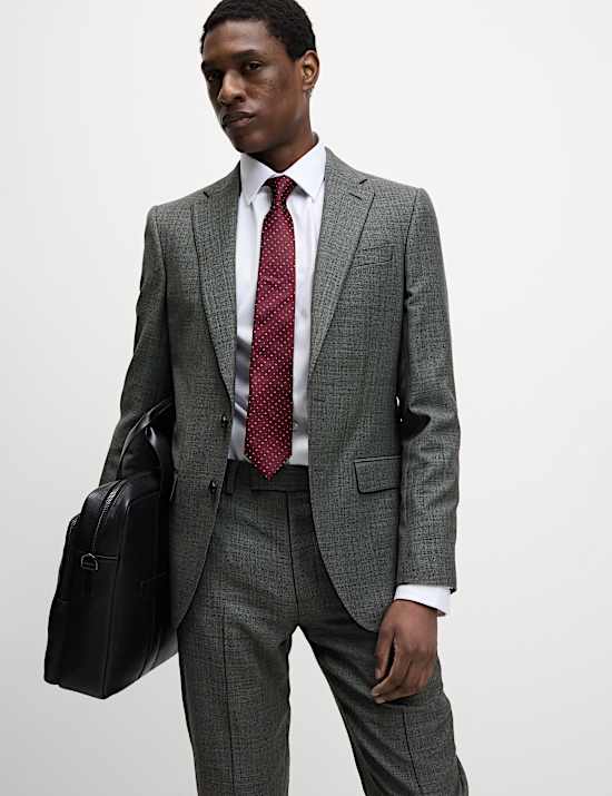 Slim Fit Pure Wool Suit