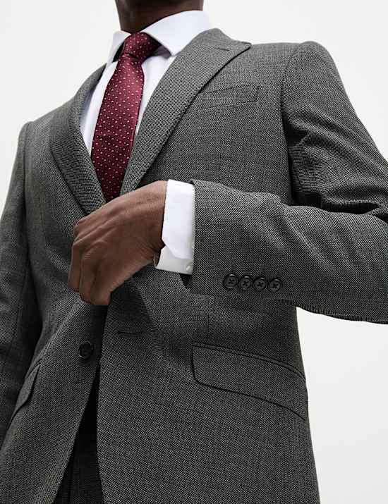 Slim Fit Pure Wool Suit