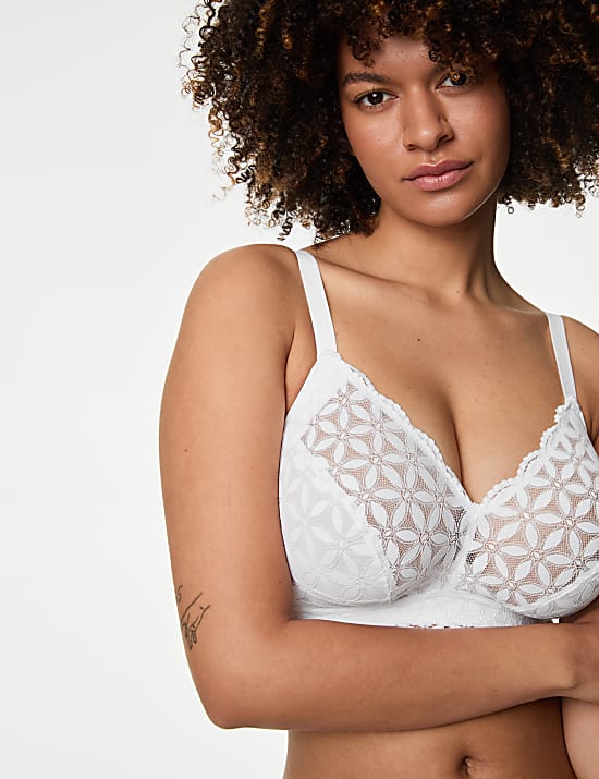 Lace Non-Padded Bralette Set F-H