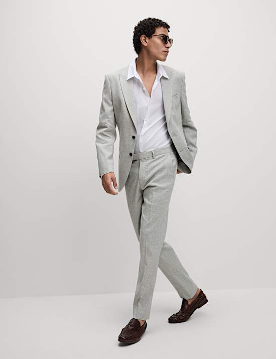 Tailored Fit Italian Performance Linen Suit